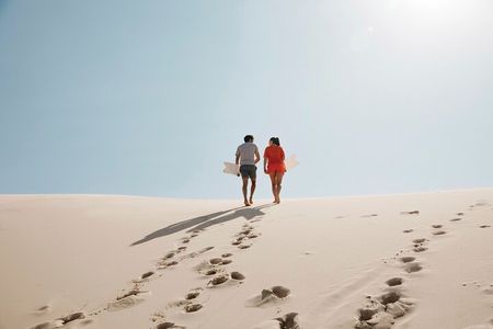 Small Group Port Stephens + Dolphins + 4WD/sandboarding ex Sydney