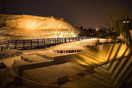 City Tour to Lima Historic Center Dinner in Huaca Pucllana