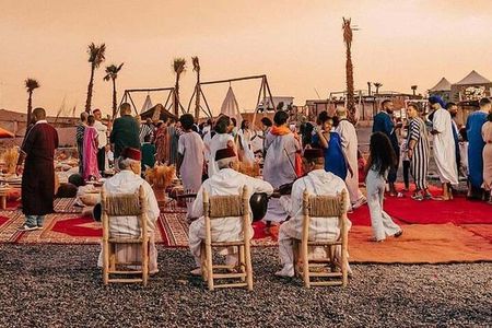 Marrakech: Agafay Desert Sunset, Camel Ride, and Dinner Show.