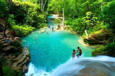 Blue Hole and Dunn's River Falls Ocho rios or Falmouth pickups