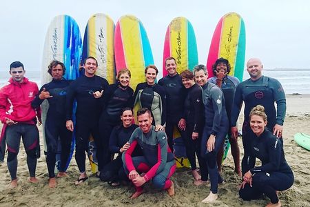 Private Surfing Lesson Ensenada w Port Pick Up Kids+Beginners 