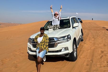 Dubai Desert Safari with 4x4 Cars, Live BBQ, Shows & Much more 