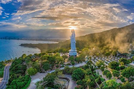 Explore Marble Mountains & Son Tra Linh Ung with Private Driver