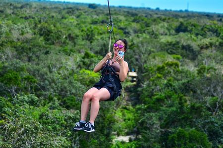 Riviera Maya Half Day Casa Jaguar Cenote, Zipline and ATV