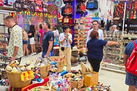 Tour in the Village Shopping and Beach Time in Cozumel