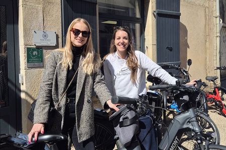 From Dijon or Beaune: E-Bike Burgundy day tour, tastings & lunch