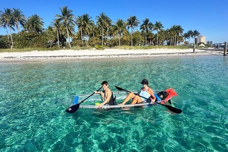 Inclusive Glass Boat Rental Peanut Island• Snorkel Gear & Snacks