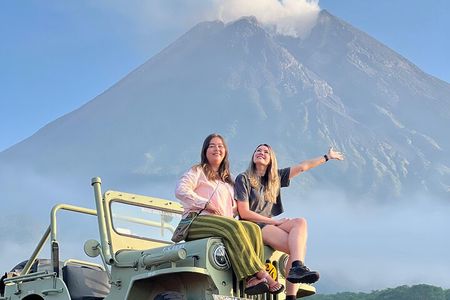 Yogyakarta Mount Merapi by Jeep 4X4 and Hidden Gem Waterfall