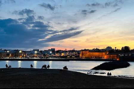 Rabat Night Tour with balade Sunset views & Moroccan Dinner 