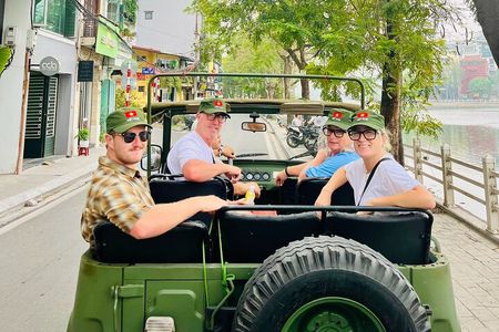 Hanoi City Half-day Jeep Tour: Hanoi Food, Culture, Sight and Fun