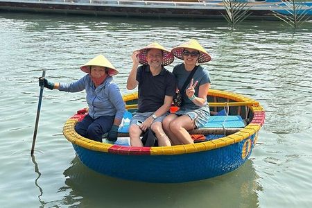 Marble Mountains-Basket Boat Ride to Coconut Jungle & Hoi An City