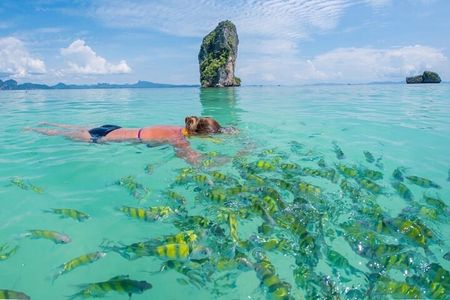 Krabi 4 Islands by Longtail Boat Include Lunch and Snorkeling