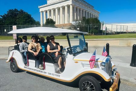  DC: Monuments & History Guided Tour by E-Cart - Day &Night