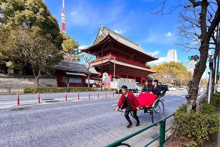 Tokyo Tower Adventure 60 Minute Scenic Rickshaw Ride
