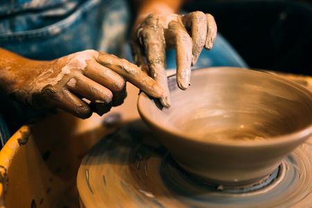 Pottery wheel class in Toronto Bay&Dundas