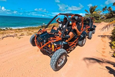 Rio Grande: El Yunque Waterfalls and Scenic Beach Buggy Adventure