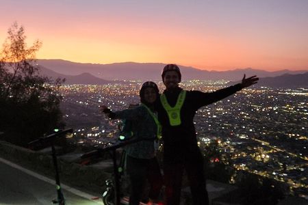 Santiago sunset adventure on an electric scooter tour
