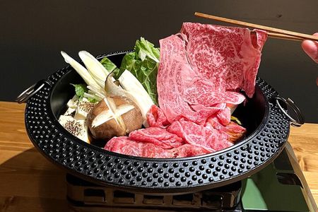 Wagyu BBQ & Sukiyaki with Sake Pairing Experience near Ginza
