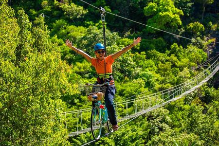 Koh Phangan Zipline Adventure with Wang Sai Waterfall View