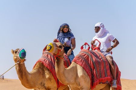Dubai Premium Sunset Red Dunes Desert Safari with BBQ & Live Show