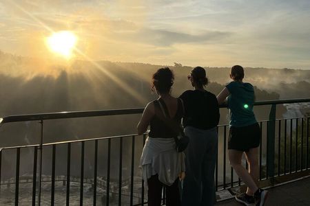 Iguazu Falls: Brazilian-Argentinian Sides in 1 Day Hotel Pickup