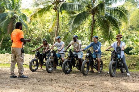 Electric Bike Ride and Jungle Zipline Adventure 