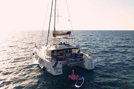 Chania Old Port Sunset Catamaran Cruise - Prosecco & Snacks