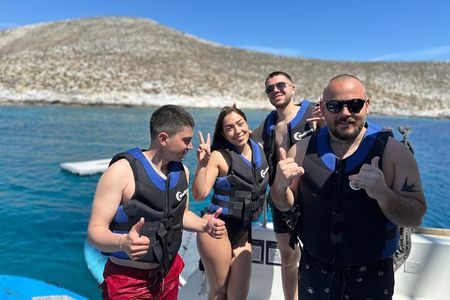 Guided SUP Safari & Catamaran Cruise Dia Island & Cretan Treats