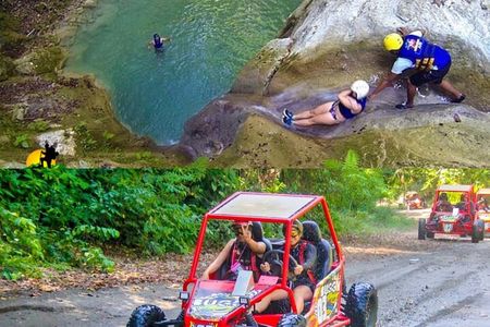 Jump Through the Waterfalls in Puerto Plata plus Buggies & Lunch
