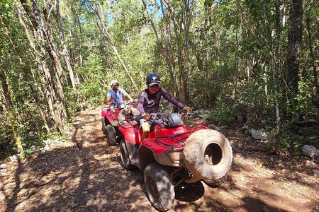 Adventure Tour Village ATVs Beach with Snorkeling and Villa Maya