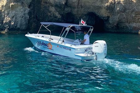 Private boat trip Comino, Crystal/Blue lagoon,Cave tour Malta 