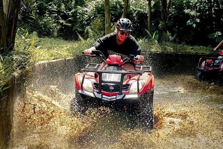 Full Day Tour ATV Adventure and Tegenungan Waterfall and Temples