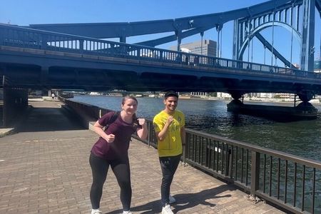 Morning riverside jog tour of Tokyo hidden gems