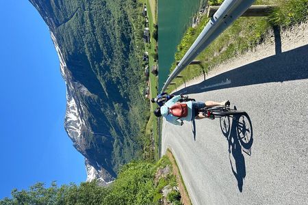 Guide E Bike Tour in Olden with Snacks
