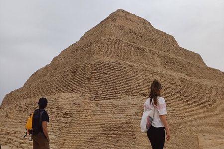 Private Day Tour Memphis, Saqqara, Dahshur Pyramids, and Lunch