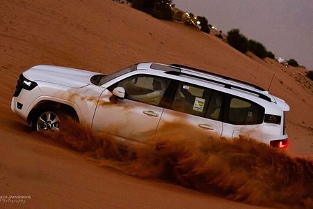 Evening Desert Safari Dubai with Quad Bike Camel Ride and BBQ