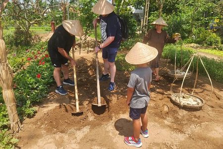 Hoi An Countryside Tour:Basket Boat,Buffalo Ride, Farming & Lantern Making Class