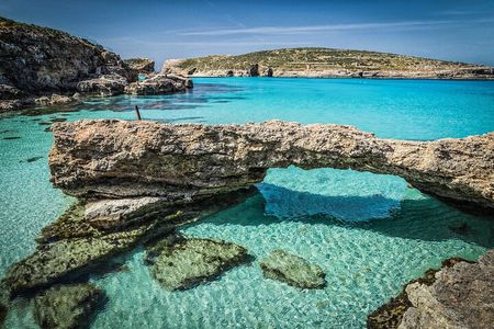 Around Comino, Blue & Crystal Lagoon and Caves Half day trip 