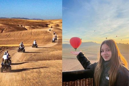 Sunrise Hot Air Balloon & Sunset Desert Adventure in Marrakech