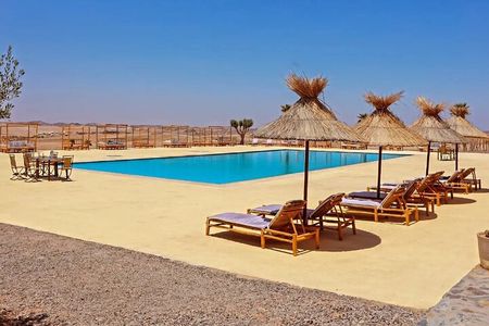 Agafay Desert pool day pass ( Pool + Lunch + pick-up)