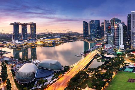 Singapore in Motion: Flyer, River and Garden