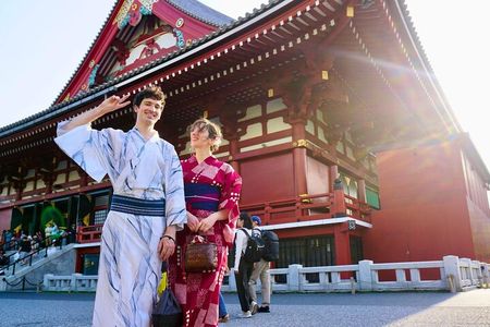 Tokyo Asakusa Kimono Rental Experience