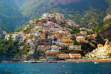 From Rome: Amalfi Coast, Positano & Amalfi by boat and train