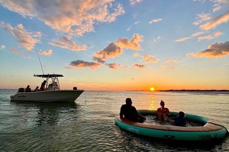 Destin Private Boat Tours Dolphin Crab Island Snorkel Sunset 