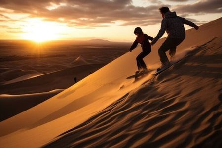 Agadir : Sunset Sandboarding, Quads & Visit of The Canyon 