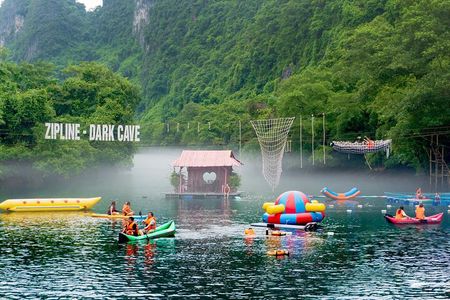 From Hue: Paradise Cave and Dark Cave Day Tour