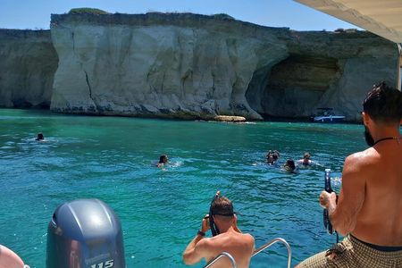 Syracuse Ortigia, Sea Caves, Pillirina, Bubbles Boat Tour