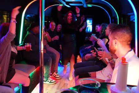 Las Vegas Nightclub or Pool Party Crawl with Luxury Party Bus
