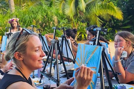 Paint & Sip Experience Rarotonga 