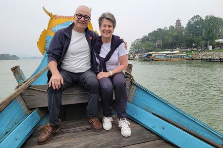 Hue: Dragon Boat, Perfume River, Pagoda & Royal Tomb Tour